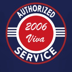 Authorized Service 2006 Chevy Viva Dark T Shirt
