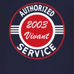 Authorized Service 2003 Chevy Vivant Dark T Shirt