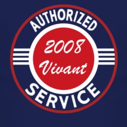 Authorized Service 2008 Chevy Vivant Dark T Shirt