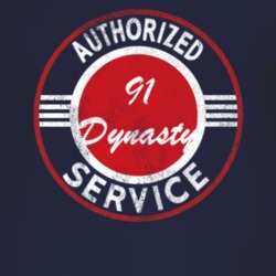 Authorized Service 1991 Dodge Dynasty Distressed Look Dark T Shirt