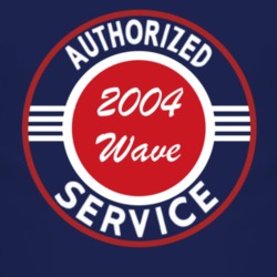 Authorized Service 2004 Pontiac Wave Dark T Shirt