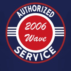 Authorized Service 2006 Pontiac Wave Dark T Shirt