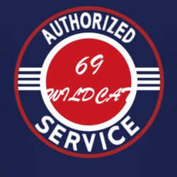 Authorized Service 1969 BUICK WILDCAT Dark T Shirt