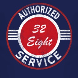 Authorized Service 1932 Dodge Eight Distressed Look Dark T Shirt