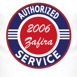 Authorized Service 2006 Chevy Zafira T Shirt