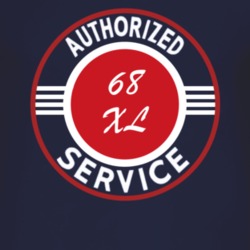 Authorized Service 1968 XL Dark T Shirt