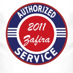 Authorized Service 2011 Chevy Zafira T Shirt