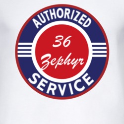 Authorized Service 1936 Lincoln Zephyr T Shirt