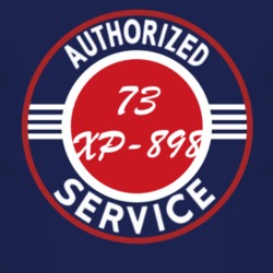 Authorized Service 1973 Chevy XP-898 Dark T Shirt