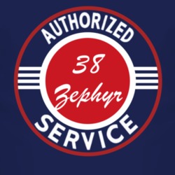 Authorized Service 1938 Lincoln Zephyr Dark T Shirt