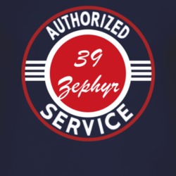 Authorized Service 1939 Lincoln Zephyr Dark T Shirt