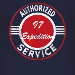 Authorized Service 1997 Expedition Distressed Look Dark T Shirt