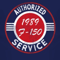 Authorized Service 1989 F-150 Distressed Look Dark T Shirt