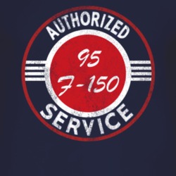 Authorized Service 1995 F-150 Distressed Look Dark T Shirt