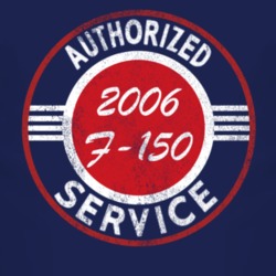 Authorized Service 2006 F-150 Distressed Look Dark T Shirt
