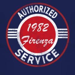 Authorized Service 1982 Oldsmobile Firenza Distressed Look Dark T Shir