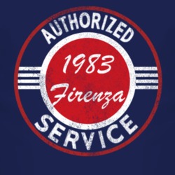 Authorized Service 1983 Oldsmobile Firenza Distressed Look Dark T Shir