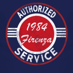 Authorized Service 1984 Oldsmobile Firenza Distressed Look Dark T Shir