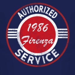 Authorized Service 1986 Oldsmobile Firenza Distressed Look Dark T Shir