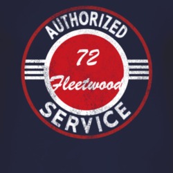 Authorized Service 1972 Cadillac Fleetwood Distressed Look Dark T Shir