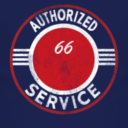 Authorized Service 1966 Honcho Distressed Look Dark T Shirt