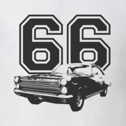 1966 Cyclone Side View With Year Light Color T Shirt