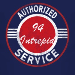 Authorized Service 1994 Chrysler Intrepid Distressed Look Dark T Shirt