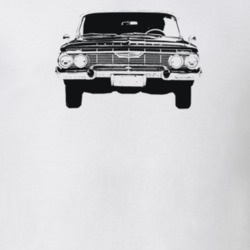 1961 Impala Grill View Light Color T Shirt