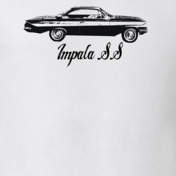 1961 Impala Side View With Model Light Color T Shirt