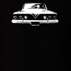 1961 Impala Rear View Dark Color T Shirt