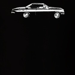 1961 Impala Side View Dark Color T Shirt