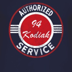 Authorized Service 1994 Chevy Kodiak Distressed Look Dark T Shirt