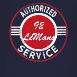Authorized Service 1992 Pontiac LeMans Distressed Look Dark T Shirt