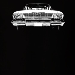 1962 Impala Grill View Dark Color T Shirt