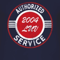 Authorized Service 2004 Chevy LUV Distressed Look Dark T Shirt