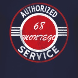 Authorized Service 1968 MERCURY MONTEGO Distressed Look Dark T Shirt