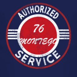 Authorized Service 1976 MERCURY MONTEGO Distressed Look Dark T Shirt