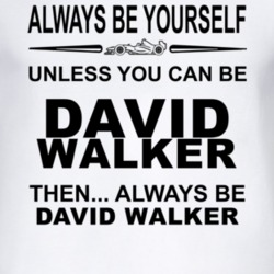 Always Be Yourself Unless You Can Be David Walker Funny T Shirt