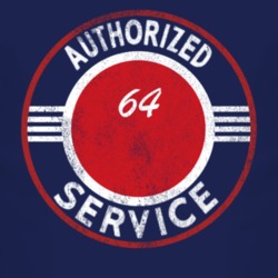 Authorized Service 1964 Pioneer Distressed Look Dark T Shirt