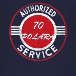 Authorized Service 1970 DODGE POLARA Distressed Look Dark T Shirt