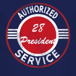 Authorized Service 1928 Studebaker President Distressed Look Dark T Sh