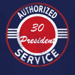 Authorized Service 1930 Studebaker President Distressed Look Dark T Sh