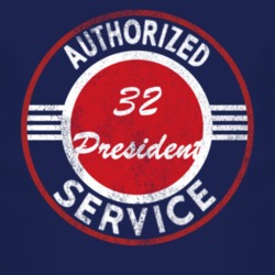 Authorized Service 1932 Studebaker President Distressed Look Dark T Sh
