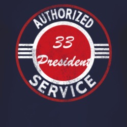 Authorized Service 1933 Studebaker President Distressed Look Dark T Sh