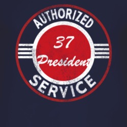 Authorized Service 1937 Studebaker President Distressed Look Dark T Sh