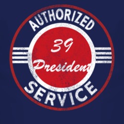 Authorized Service 1939 Studebaker President Distressed Look Dark T Sh