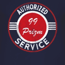 Authorized Service 1999 Chevy Prizm Distressed Look Dark T Shirt