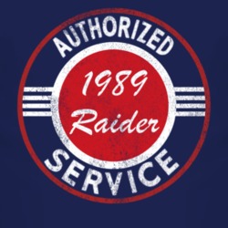 Authorized Service 1989 Dodge Raider Distressed Look Dark T Shirt