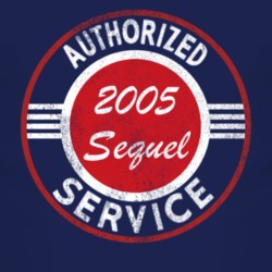 Authorized Service 2005 Chevy Sequel Distressed Look Dark T Shirt