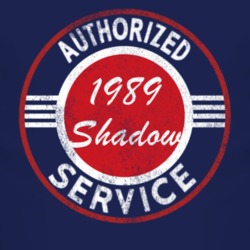 Authorized Service 1989 Dodge Shadow Distressed Look Dark T Shirt